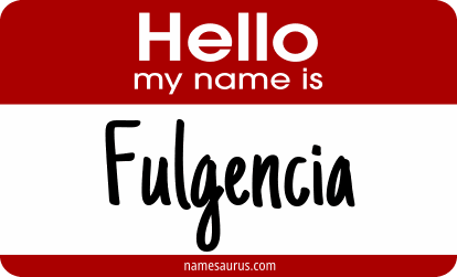Hello my name is Fulgencia png download
