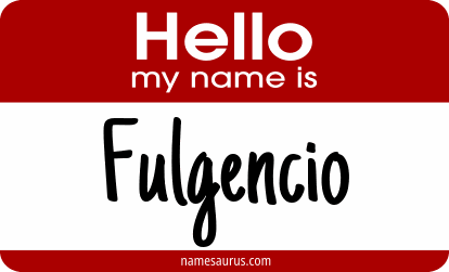 Hello my name is Fulgencio png download