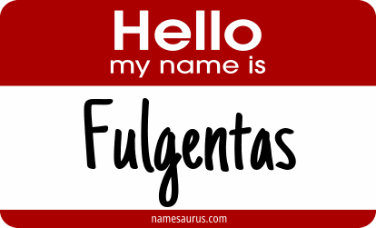 Hello my name is Fulgentas png download