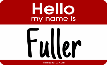 Hello my name is Fuller png download