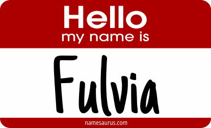 Hello my name is Fulvia png download