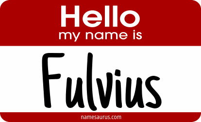 Hello my name is Fulvius png download