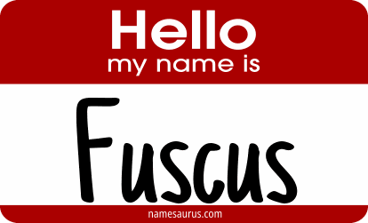 Hello my name is Fuscus png download