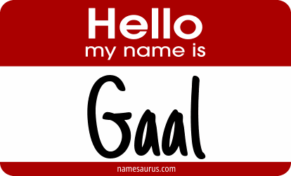 Hello my name is Gaal png download