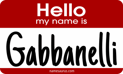 Hello my name is Gabbanelli png download