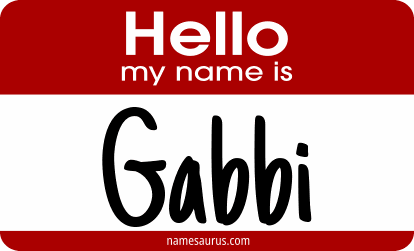 Hello my name is Gabbi png download