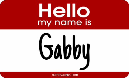 Hello my name is Gabby png download