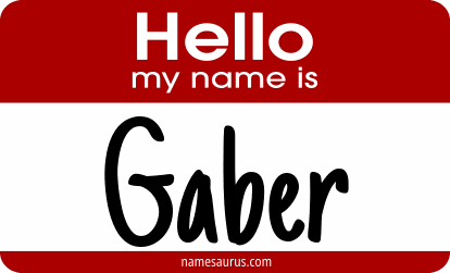 Hello my name is Gaber png download