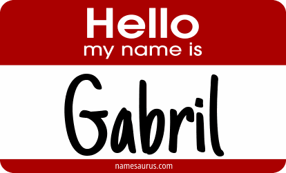 Hello my name is Gabril png download