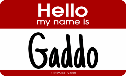 Hello my name is Gaddo png download