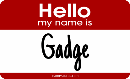 Hello my name is Gadge png download