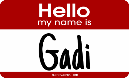 Hello my name is Gadi png download