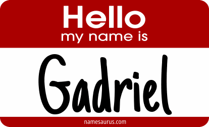Hello my name is Gadriel png download