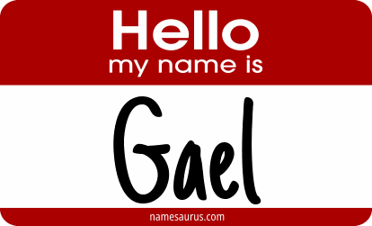 Hello my name is Gael png download