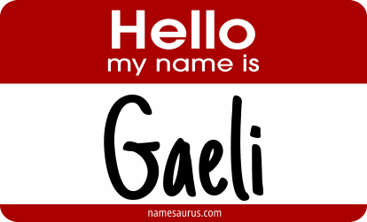 Hello my name is Gaeli png download