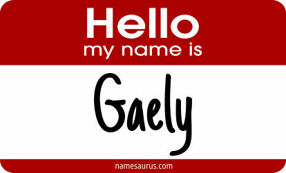 Hello my name is Gaely png download
