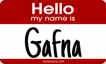 Hello my name is Gafna png download