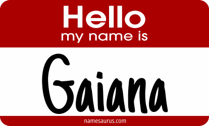 Hello my name is Gaiana png download