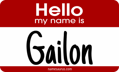 Hello my name is Gailon png download