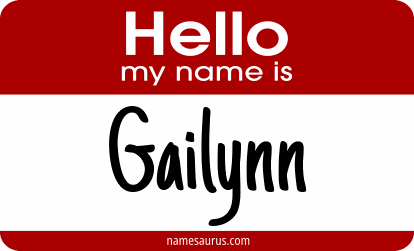 Hello my name is Gailynn png download