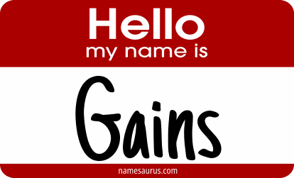 Hello my name is Gains png download