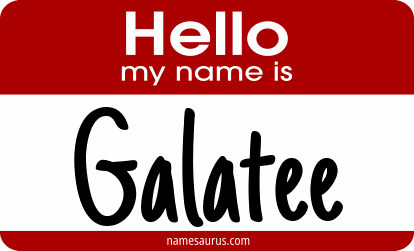 Hello my name is Galatee png download