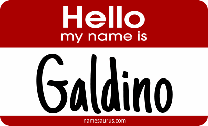 Hello my name is Galdino png download