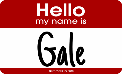 Hello my name is Gale png download