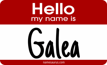 Hello my name is Galea png download
