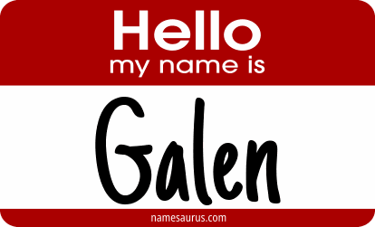 Hello my name is Galen png download
