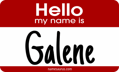 Hello my name is Galene png download