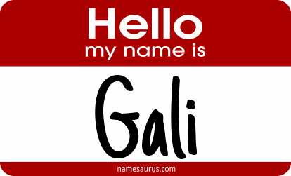 Hello my name is Gali png download