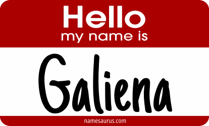 Hello my name is Galiena png download