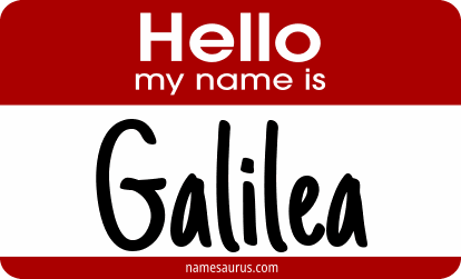 Hello my name is Galilea png download