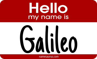 Hello my name is Galileo png download