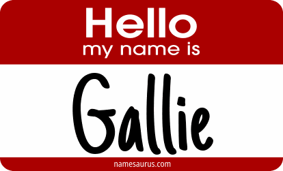 Hello my name is Gallie png download