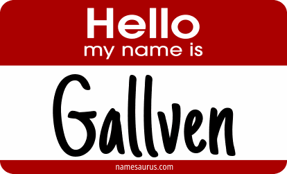 Hello my name is Gallven png download