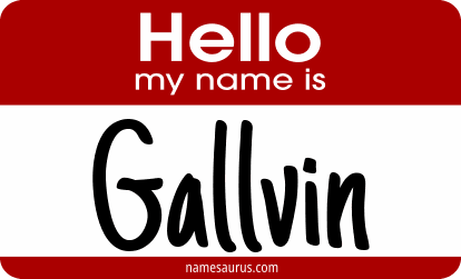 Hello my name is Gallvin png download