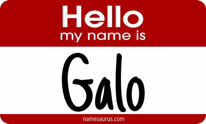 Hello my name is Galo png download
