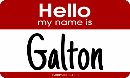 Hello my name is Galton png download