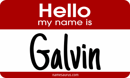 Hello my name is Galvin png download