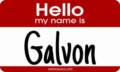 Hello my name is Galvon png download