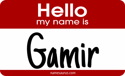 Hello my name is Gamir png download