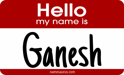 Hello my name is Ganesh png download
