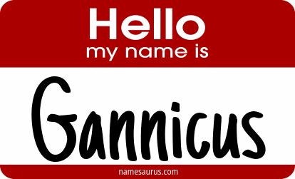 Hello my name is Gannicus png download