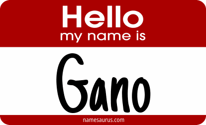 Hello my name is Gano png download