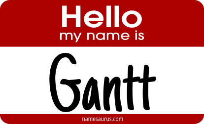 Hello my name is Gantt png download