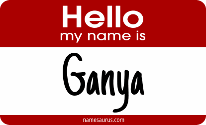 Hello my name is Ganya png download