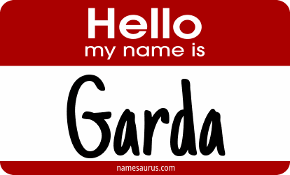 Hello my name is Garda png download