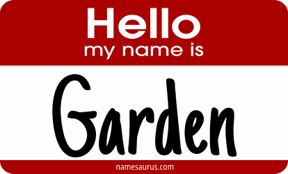 Hello my name is Garden png download